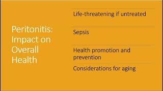 Alterations in Immunity and Inflammatory Process Peritonitis [upl. by Aseretairam]