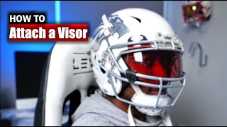 How to Attach a Football Visor [upl. by Navac477]