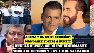 BUKELE REVELA IMPRESIONANTE RESERVA SOBRE EL BITCOIN A SALVADOREÑOSARENA PATAS ARRIBA [upl. by Enelime680]