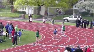 400m Chase Middle School 78th grade girls Rogers [upl. by Yelir]