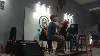 Cemburu DEWA 19 Cover Feat Three Vibes Live Blink Coffe [upl. by Noiztneb]