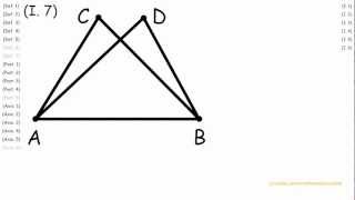 I7 Proposition 7 Euclids Elements [upl. by Hesler]