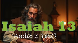 Isaiah 13  KJV AUDIO BIBLE With Text amp Images [upl. by Mcleod]