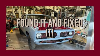 1968 Plymouth Barracuda Transformation Driver Side Holes Fixed and Primed Up mopar plymouth [upl. by Lehcsreh]