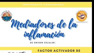 Monitoria Mediadores de la inflamación de origen celular 2 [upl. by Maddeu]