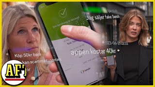 FejkSwish sprids på sociala medier quotEtt allvarligt bedrägeriquot [upl. by Llertac]