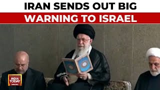 Can Attack Again Ali Khameneis Big Warning To Israel Says Missile Least Punishment  India Today [upl. by Weiman807]