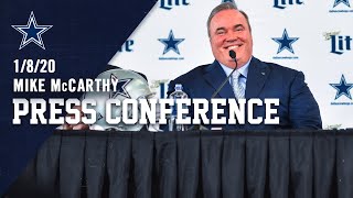 Cowboys Introduce Mike McCarthy as Head Coach [upl. by Varini492]