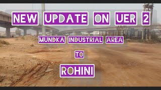 Urban Extention Road 2mundka industrial area to rohini heliport bawanaviralvideoviralshotsUer2 [upl. by Angele]