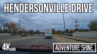 Driving through Hendersonville  4K  Hendersonville TN USA [upl. by Alethea]