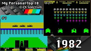 My Personal Top 10 ZX Spectrum Games From 1982 [upl. by Amery44]