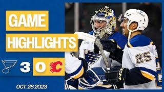 Game Highlights Blues 3 Flames 0 [upl. by Nairde]