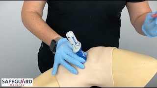 How to Use the BIG Bone Injection Gun IO Device Deploying in to the Tibial Tuberosity [upl. by Gawlas]