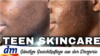 TEENAGE SKINCARE👼🧽  Gesichtspflege für Jugendliche  günstige Hautpflege aus der Drogerie [upl. by Garrott]