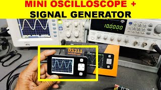 801 DS211 Mini Digital Oscilloscope With 1MHz Signal Generator [upl. by Nirrep88]