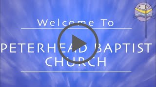 Peterhead Baptist Church Live Stream  1st September 2024 [upl. by Rhodie]