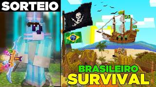 NOVO SERVIDOR SURVIVAL BRASILEIRO de MINECRAFT 120 [upl. by Hunley912]