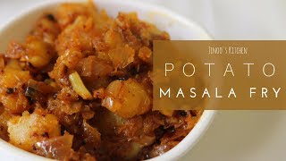 urulai kizhangu masala for rice  madurai kizhangu pottalam recipe  potato masala fry for rice [upl. by Aihsotal]