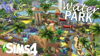 🌊 WATER PARK 🌴  Sims 4 Speed Build  NoCC [upl. by Rasia]