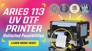 The most versatile Decorative printer Aries 113 [upl. by Stutman]