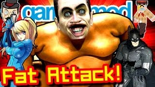 Garrys Mod FAT MAN ATTACK [upl. by Lavinie]