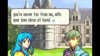 Fire Emblem The Sacred Stones  Eirika amp Innes Support [upl. by Hsevahb5]