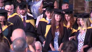 Keele University Graduation 8th July 2024 1000am [upl. by Goodhen]