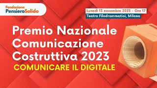 Presentazione Premio Nazionale Comunicazione Costruttiva [upl. by Kiona]