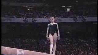 Lilia Podkopayeva  1996 Olympics EF  Balance Beam [upl. by Yellah]