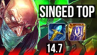 SINGED vs SKARNER TOP  700 games Godlike 10516  BR Diamond  147 [upl. by Atlanta]