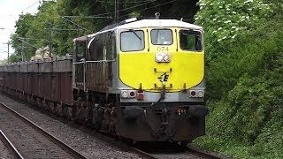 IE Class 071 Locomotive 074 on Tara Mines  Portmarnock Station [upl. by Rakabuba]