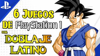 6 JUEGOS de PS1 con DOBLAJE LATINO Algunos son OFICIALES [upl. by Wilmette470]