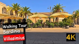 Nice Comune in Sardinia Villasimius 4K Walking Tour [upl. by Eelrebma]