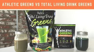 Athletic Greens Vs Total Living Drink Greens [upl. by Gorden]