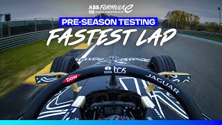 The Fastest Lap of Formula E PreSeason Testing ⏱️  Onboard with Mitch Evans [upl. by Ailema]