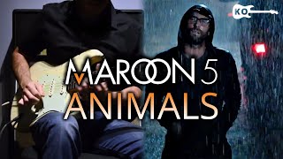 Maroon 5  Animals  Electric Guitar Cover by Kfir Ochaion [upl. by Xxam]