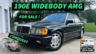 80s Mercedes Widebody AMG FOR SALE  Garage update and a Chrysler Conquest for sale [upl. by Llecram507]