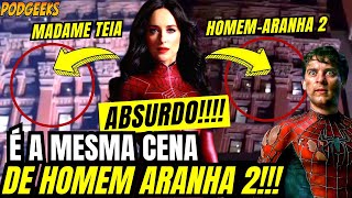 INACREDITÁVEL MADAME TEIA COPIOU CENA DE HOMEMARANHA 2 DO TOBEY NA CENA FINAL [upl. by Ninos]