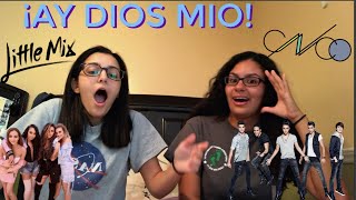 CNCO amp Little Mix  Reggaetón Lento remix Music Video REACTION [upl. by Newra695]