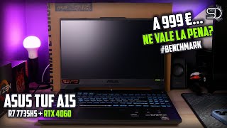 TESTIAMO UN PC PORTATILE DA GAMING NE VALE LA PENA ASUS TUF A15 RTX 4060 [upl. by Gabbie]