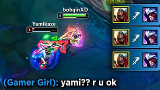 Yamikaze banned my Leblanc but he forgot about my Zed Ft Gamer Girl [upl. by Menken]