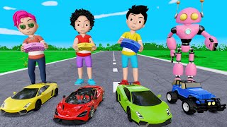 Bittu Ki Shaitani 4  Remote Control Car Race Wala Cartoon  Pagal Beta Comedy  Desi Comedy Video [upl. by Sandra884]