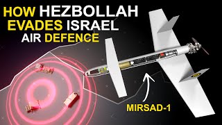 How Hezbollah Drone Evades Israel Air Defense israel hezbollah [upl. by Atiseret88]