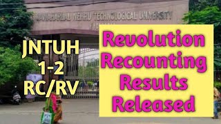 JNTUH RCRV Results Released  12 Revolution and Recounting Results  JNTUH EXAM UPDATES [upl. by Liagibba496]