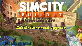 Simcity buildit  The Lost City series  Cobblestone street [upl. by Ahusoj]