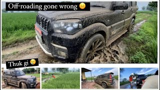 Scorpio 4x2 offroading speed me to koi mukabla hi nhi h  hampe psa na h bhai to ghr hi dho li 😁 [upl. by Nadirehs]