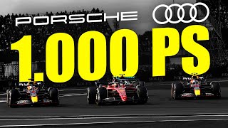 Formel 1 2026 mit 1000 PS Motoren Wo bleiben Porsche amp Audi [upl. by Nyliret]