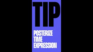 After Effects Tip Posterize Time Expression [upl. by Pearla]