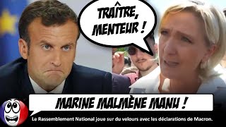 Marine Le Pen DÉZINGUE Macron sur la guerre en Ukraine envoi de troupes dissuasion nucléaire [upl. by Younglove]