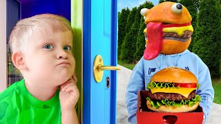 Whos at the Door  More Diana and Romas Family Adventure amp Educational Kids Videos [upl. by Aretha74]